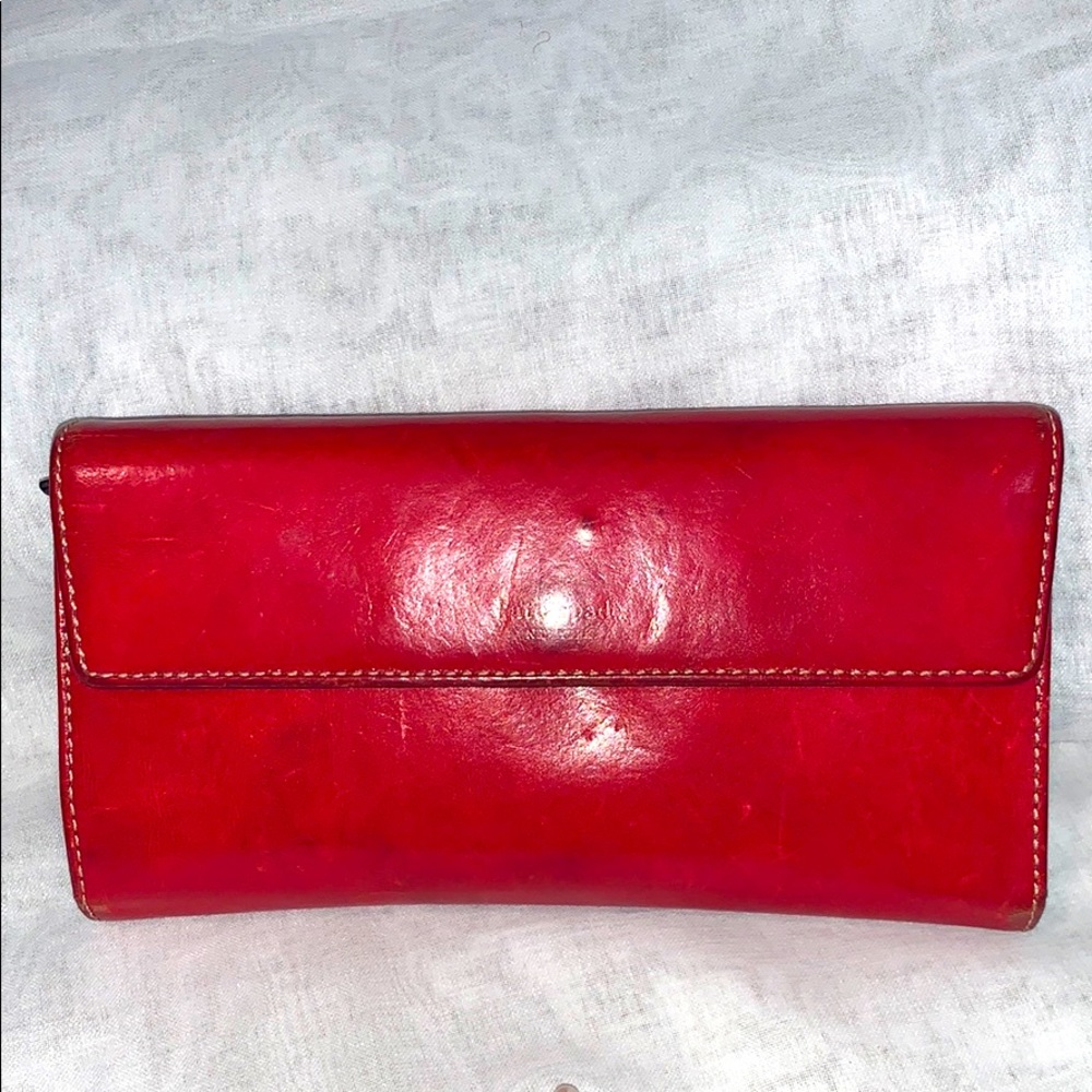 kate spade Large Red Wallet